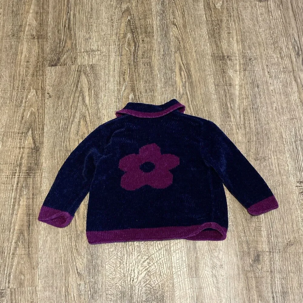 The Children's Place Cute Infant Zip Up Sweater ~ Sz 24 Mos ~ Blue ~ Long Sleeve